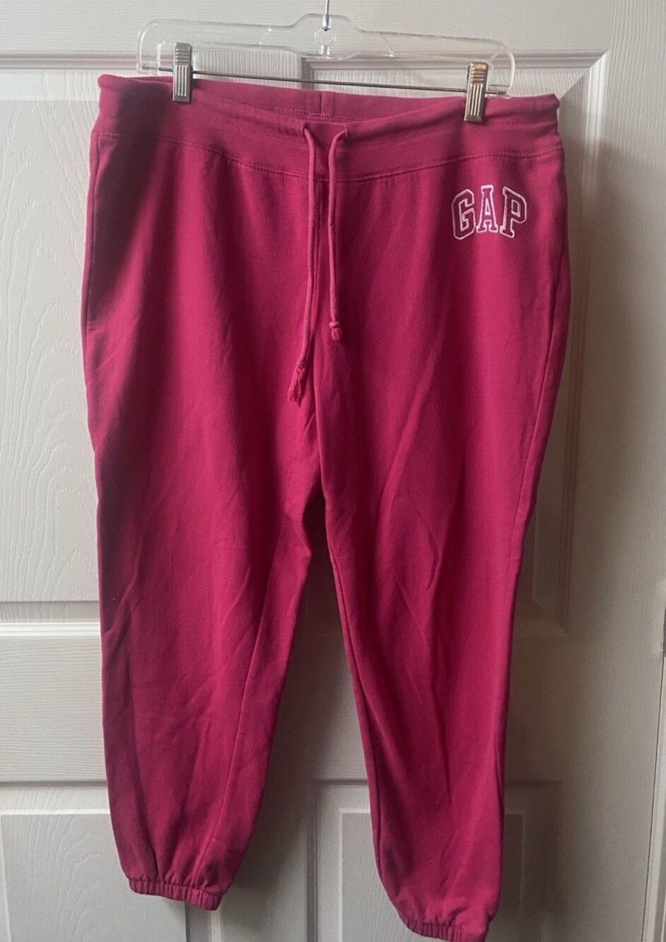 Viral Gap Hot Pink Jogger Sweatpants Womens Large Drawstring
